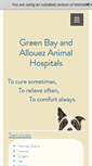 Mobile Screenshot of greenbayallouezanimalhospital.com